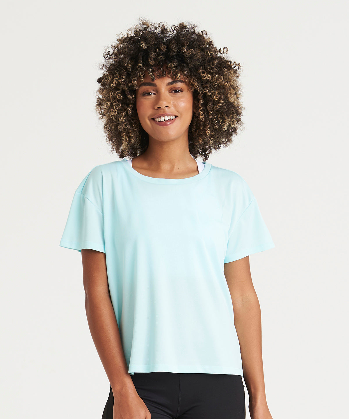 Tryck din logga på T-shirts från AWDis Just Cool - Anpassa Women's Open Back T-Shirt i färgen för företag, föreningar och privatpersoner