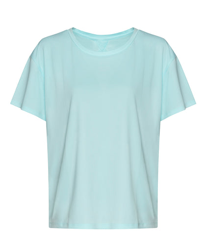 Tryck din logga på T-shirts från AWDis Just Cool - Anpassa Women's Open Back T-Shirt i färgen Mint för företag, föreningar och privatpersoner