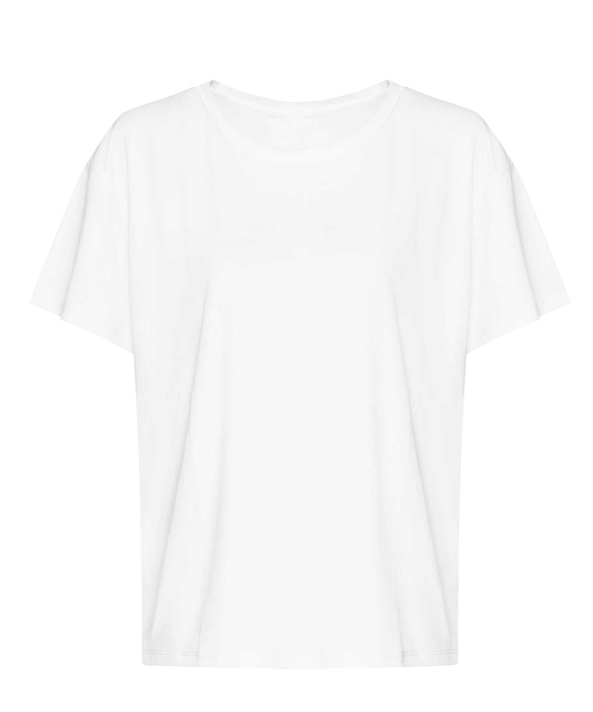Tryck din logga på T-shirts från AWDis Just Cool - Anpassa Women's Open Back T-Shirt i färgen Vit för företag, föreningar och privatpersoner