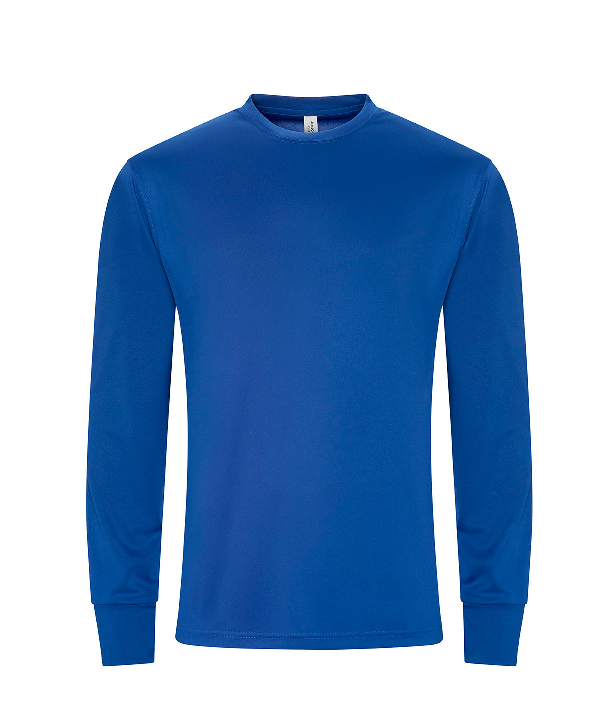 Tryck din logga på T-shirts från AWDis Just Cool - Anpassa Long Sleeve Active T-Shirt i färgen Royal för företag, föreningar och privatpersoner