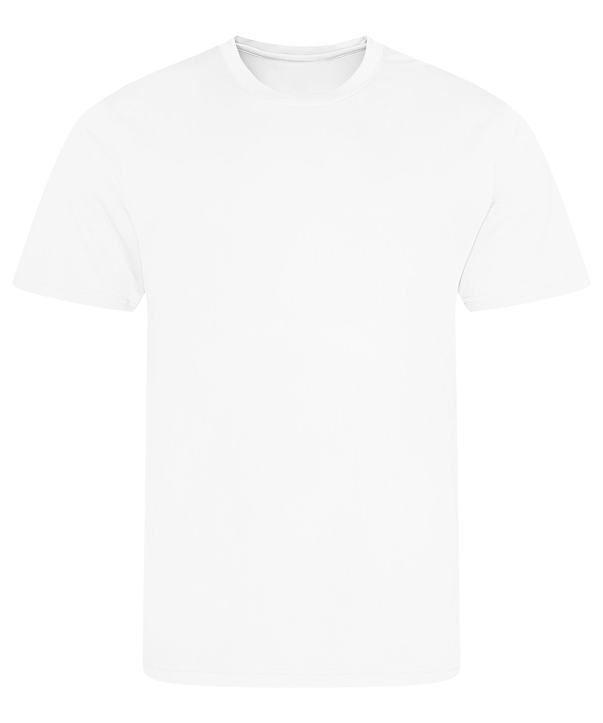 Tryck din logga på T-shirts från AWDis Just Cool - Anpassa Recycled Cool T-Shirt i färgen Vit för företag, föreningar och privatpersoner