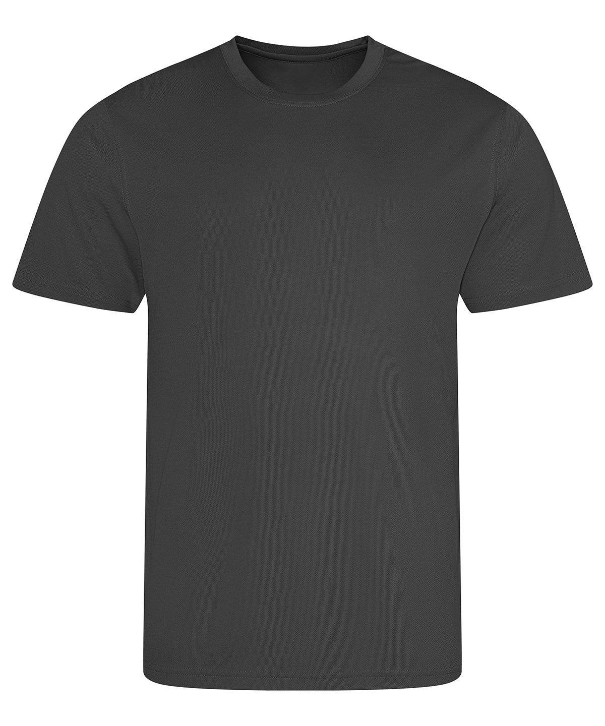 Tryck din logga på T-shirts från AWDis Just Cool - Anpassa Recycled Cool T-Shirt i färgen Mörkgrå för företag, föreningar och privatpersoner