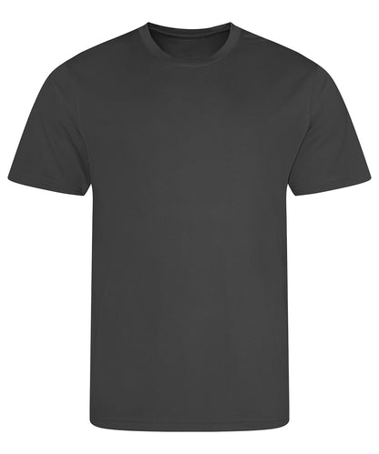Tryck din logga på T-shirts från AWDis Just Cool - Anpassa Recycled Cool T-Shirt i färgen Mörkgrå för företag, föreningar och privatpersoner