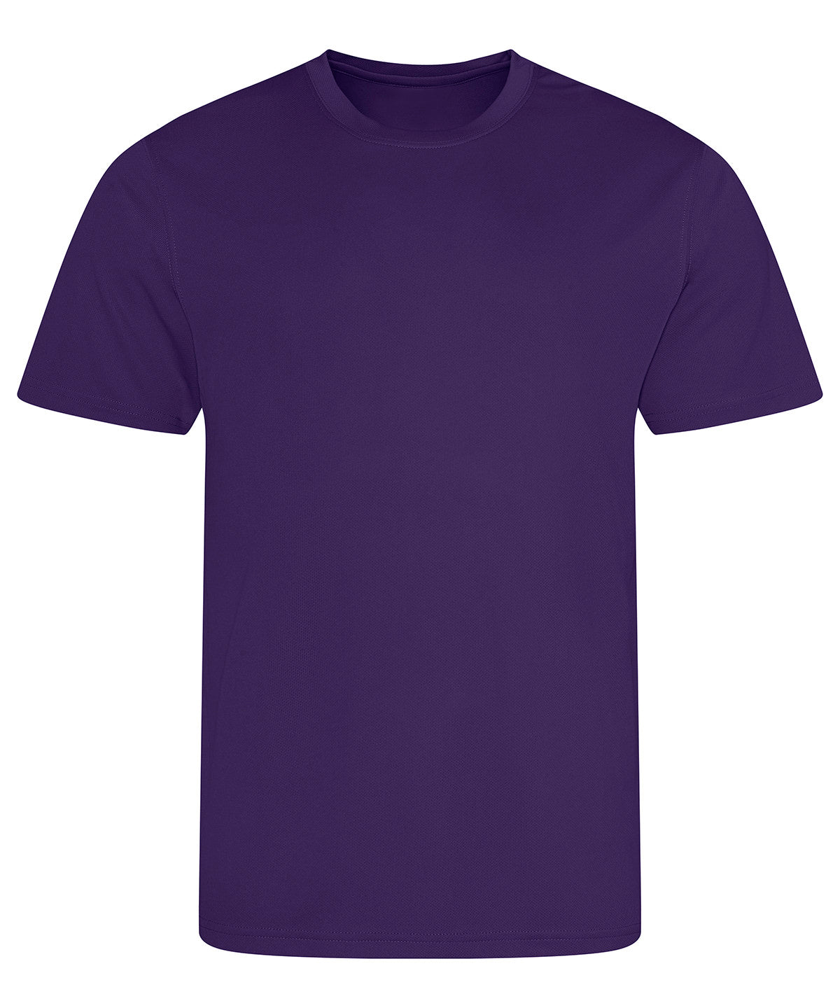Tryck din logga på T-shirts från AWDis Just Cool - Anpassa Recycled Cool T-Shirt i färgen Mörk lila för företag, föreningar och privatpersoner