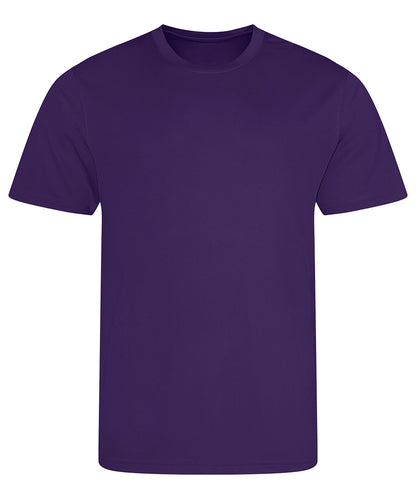 Tryck din logga på T-shirts från AWDis Just Cool - Anpassa Recycled Cool T-Shirt i färgen Mörk lila för företag, föreningar och privatpersoner