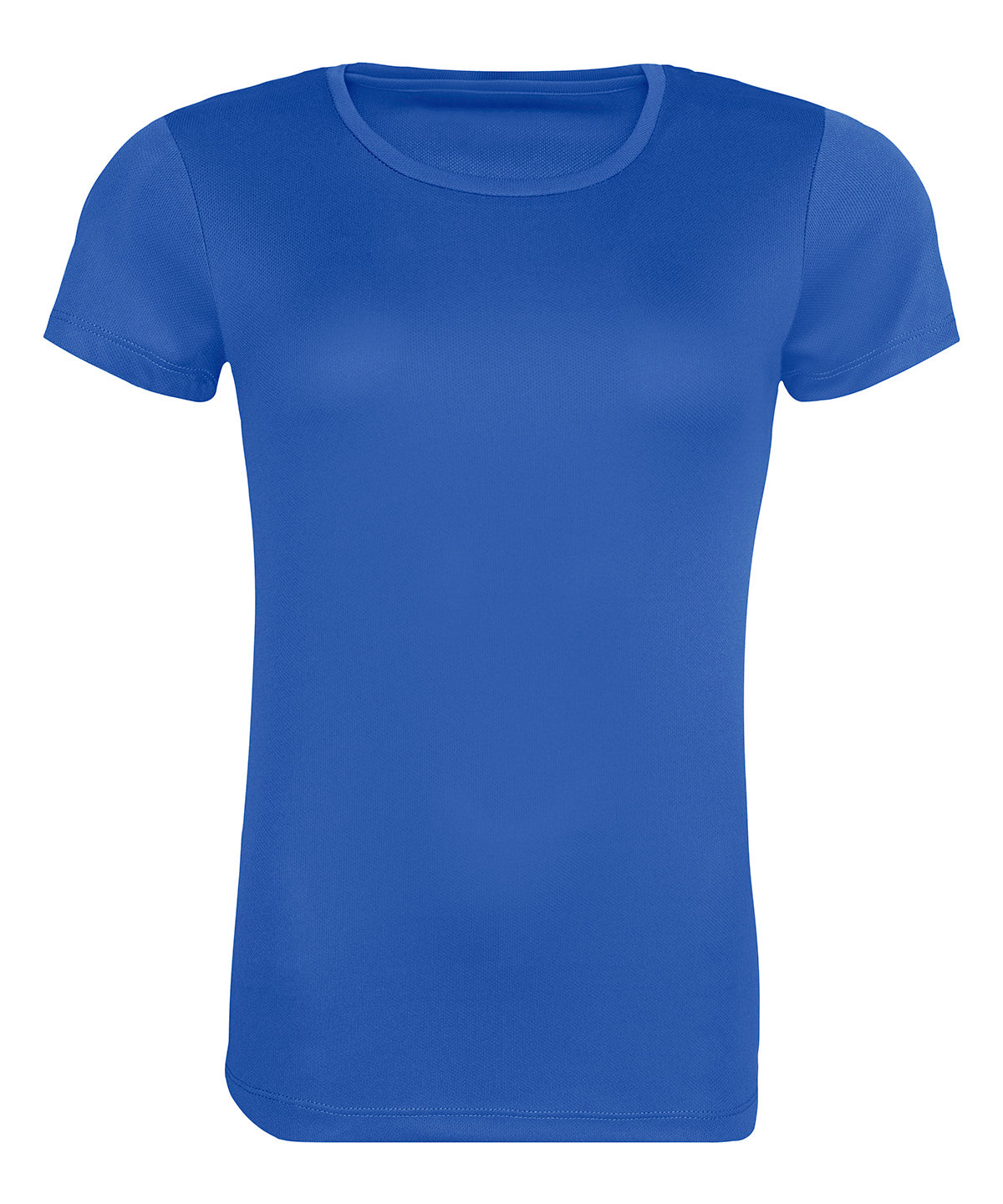 Tryck din logga på T-shirts från AWDis Just Cool - Anpassa Womens Recycled Cool T-Shirt i färgen Royal för företag, föreningar och privatpersoner