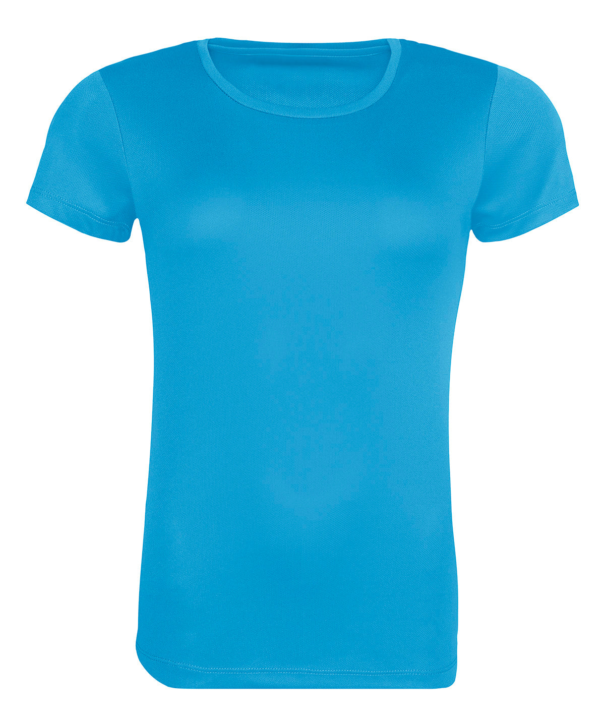 Tryck din logga på T-shirts från AWDis Just Cool - Anpassa Womens Recycled Cool T-Shirt i färgen Safir för företag, föreningar och privatpersoner