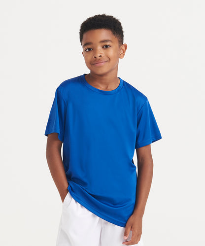 Tryck din logga på T-shirts från AWDis Just Cool - Anpassa Kids Cool Smooth T-Shirt i färgen för företag, föreningar och privatpersoner