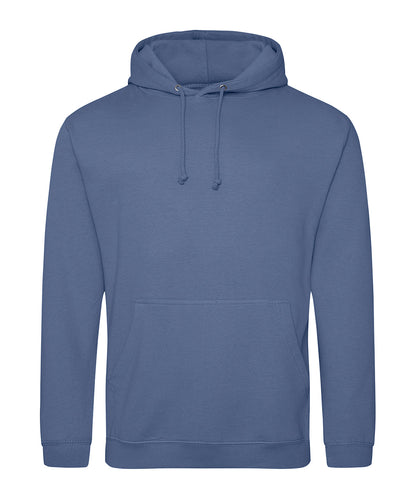 Tryck din logga på Hoodies från AWDis Just Hoods - Anpassa AWDis Just Hoods - College Hoodie i färgen Mellanblå för företag, föreningar och privatpersoner