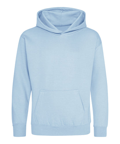 Tryck din logga på Hoodies från AWDis Just Hoods - Anpassa AWDis Just Hoods - Hoodie för barn i färgen Ljusblå för företag, föreningar och privatpersoner