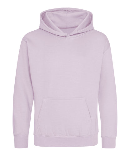 Tryck din logga på Hoodies från AWDis Just Hoods - Anpassa AWDis Just Hoods - Hoodie för barn i färgen Ljus lila för företag, föreningar och privatpersoner