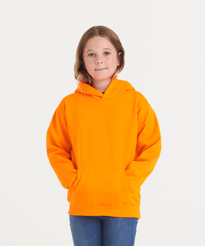 Tryck din logga på Hoodies från AWDis Just Hoods - Anpassa AWDis Just Hoods - Elektrisk Hoodie för barn i färgen för företag, föreningar och privatpersoner