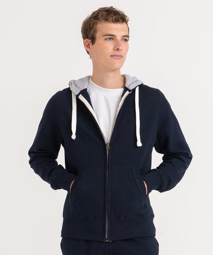 Tryck din logga på Hoodies från AWDis Just Hoods - Anpassa AWDis Just Hoods - Grovmaskig Zoodie i färgen för företag, föreningar och privatpersoner