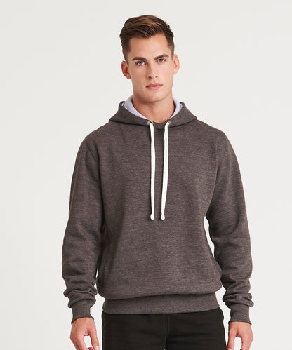 Tryck din logga på Hoodies från AWDis Just Hoods - Anpassa AWDis Just Hoods - Grovmaskig Hoodie i färgen för företag, föreningar och privatpersoner