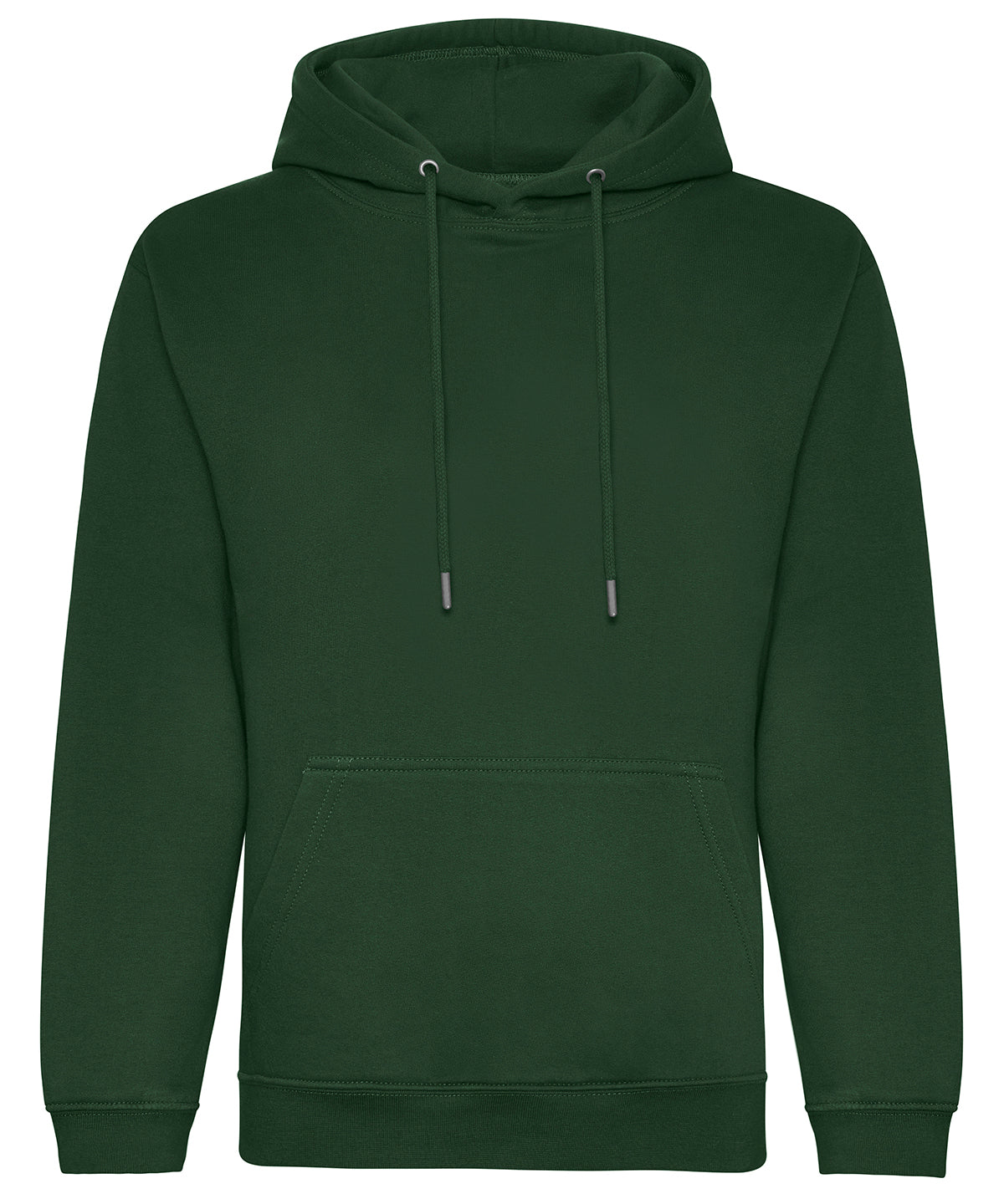 Tryck din logga på Hoodies från AWDis Just Hoods - Anpassa Ekologisk huvtröja i färgen Djup grön för företag, föreningar och privatpersoner