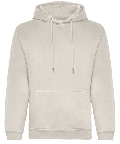 Tryck din logga på Hoodies från AWDis Just Hoods - Anpassa AWDis Just Hoods - Ekologisk Hoodie i färgen Naturligt för företag, föreningar och privatpersoner