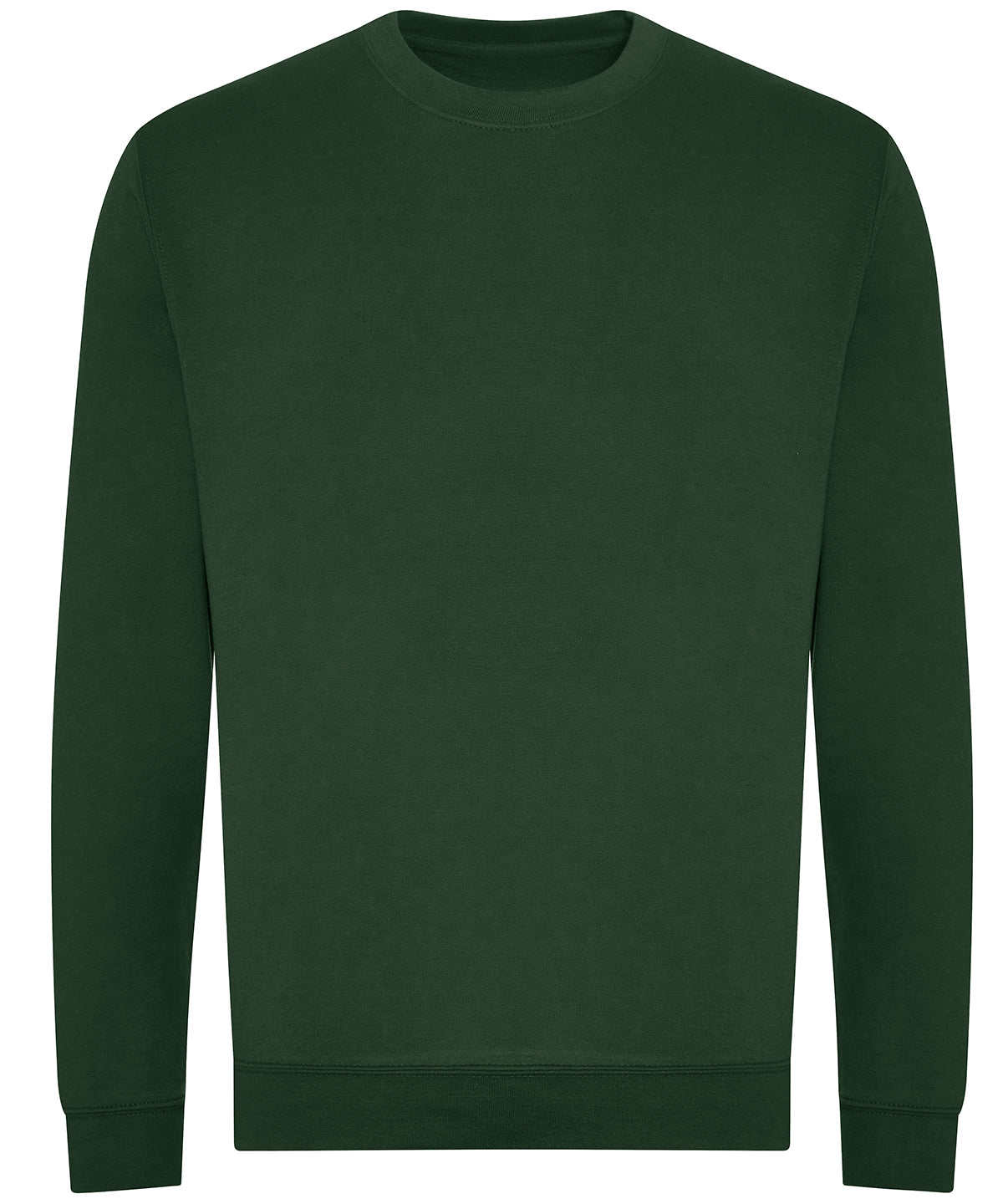 Tryck din logga på Sweatshirts från AWDis Just Hoods - Anpassa AWDiS - Ekologisk Sweatshirt i färgen Djup grön för företag, föreningar och privatpersoner