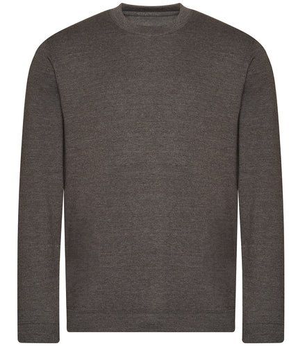 Tryck din logga på Sweatshirts från AWDis Just Hoods - Anpassa AWDiS - Ekologisk Sweatshirt i färgen Mörkgrå för företag, föreningar och privatpersoner