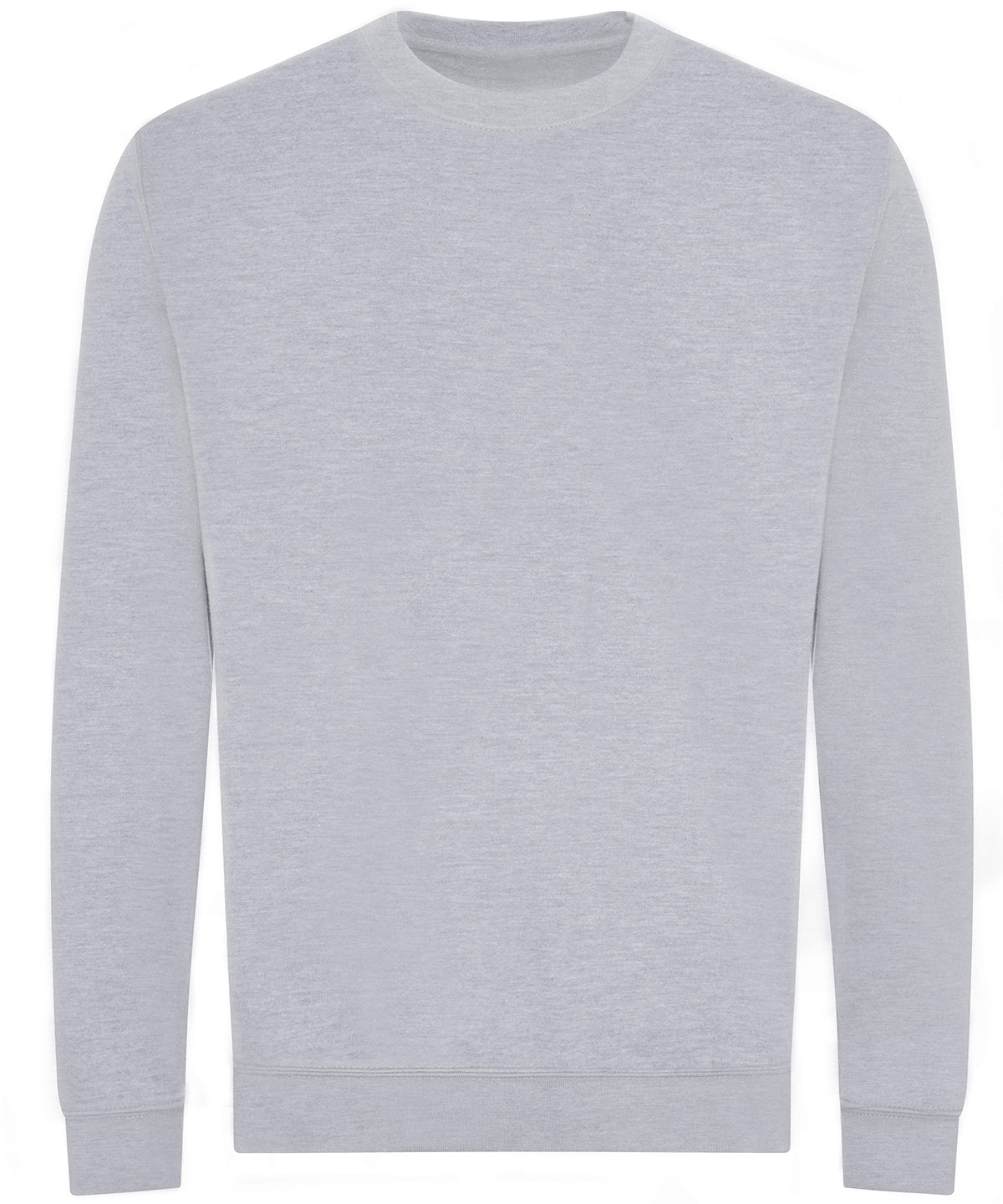 Tryck din logga på Sweatshirts från AWDis Just Hoods - Anpassa AWDiS - Ekologisk Sweatshirt i färgen Ljunggrå för företag, föreningar och privatpersoner