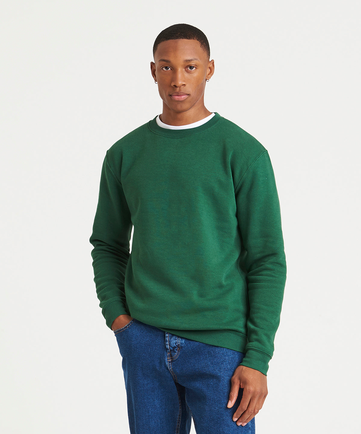 Tryck din logga på Sweatshirts från AWDis Just Hoods - Anpassa AWDiS - Ekologisk Sweatshirt i färgen för företag, föreningar och privatpersoner