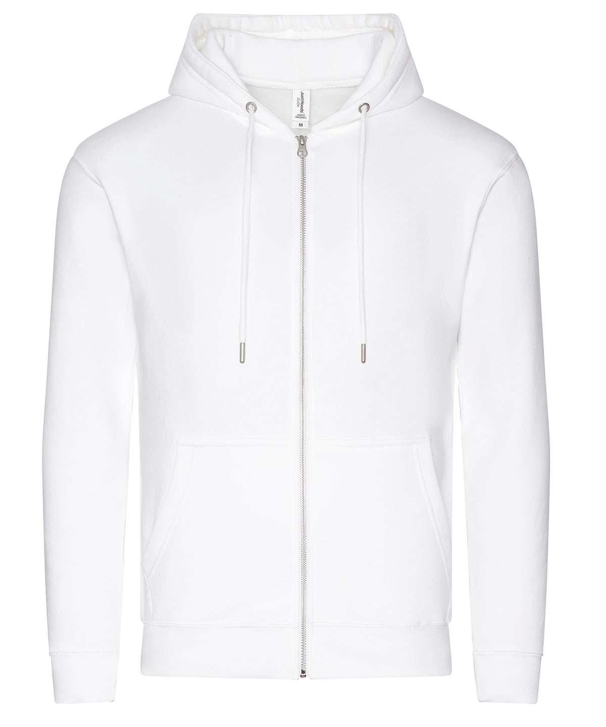 Tryck din logga på Hoodies från AWDis Just Hoods - Anpassa AWDis Just Hoods - Ekologisk Zoodie i färgen Vit för företag, föreningar och privatpersoner