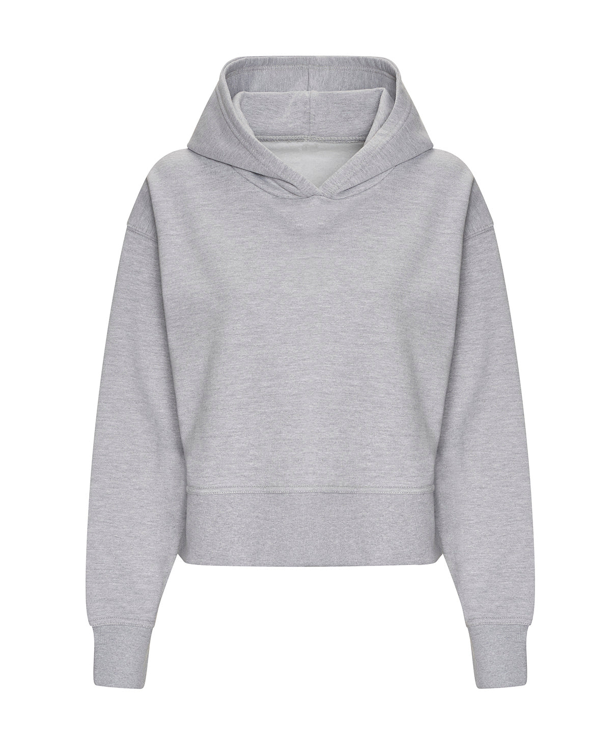 Tryck din logga på Hoodies från AWDis Just Hoods - Anpassa AWDis Just Hoods - Avslappnad Hoodie för damer i färgen Ljunggrå för företag, föreningar och privatpersoner