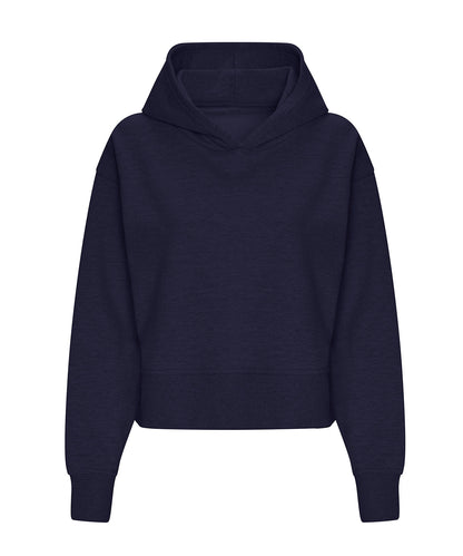 Tryck din logga på Hoodies från AWDis Just Hoods - Anpassa AWDis Just Hoods - Avslappnad Hoodie för damer i färgen Marinblå för företag, föreningar och privatpersoner