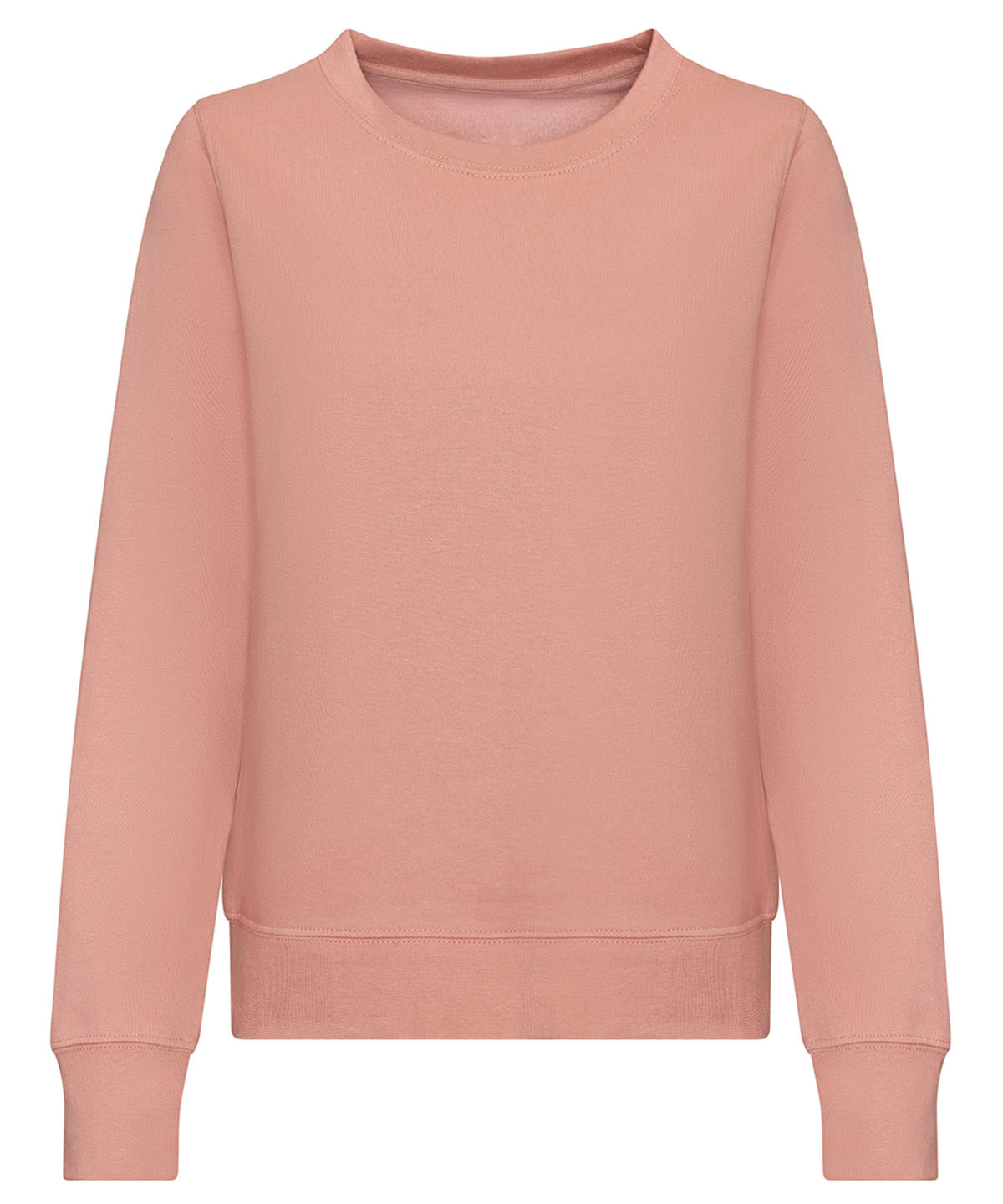 Tryck din logga på Sweatshirts från AWDis Just Hoods - Anpassa AWDis - Sweatshirt för Damer i färgen Ljusrosa för företag, föreningar och privatpersoner