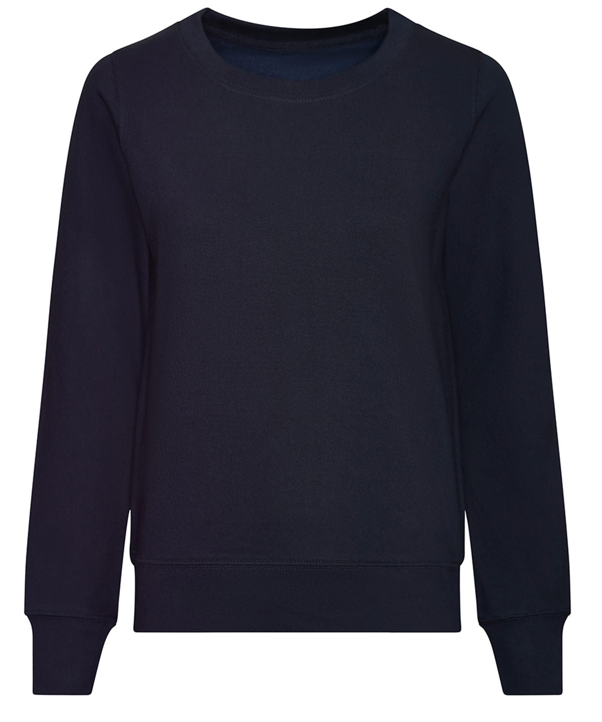 Tryck din logga på Sweatshirts från AWDis Just Hoods - Anpassa AWDis - Sweatshirt för Damer i färgen Marinblå för företag, föreningar och privatpersoner