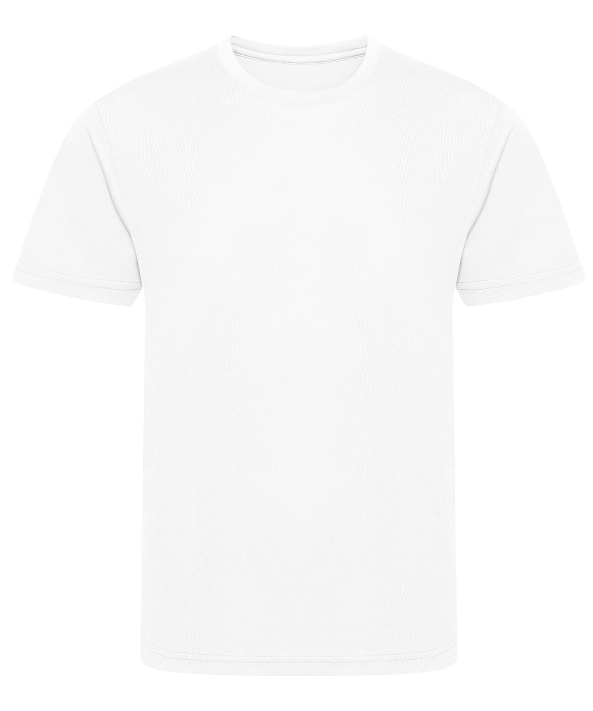 Tryck din logga på T-shirts från AWDis Just Cool - Anpassa Kids Recycled Cool T-Shirt i färgen Vit för företag, föreningar och privatpersoner
