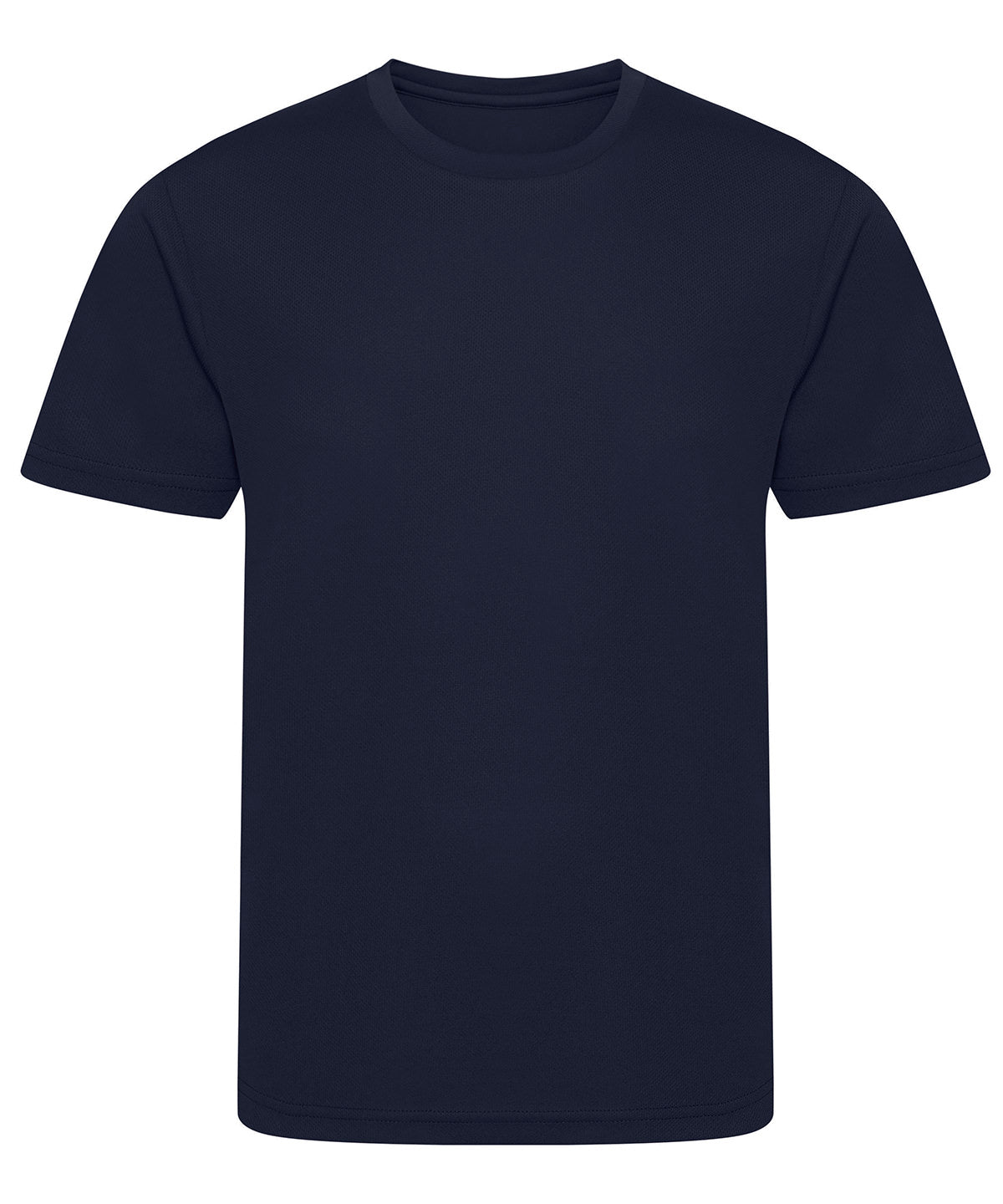 Tryck din logga på T-shirts från AWDis Just Cool - Anpassa Kids Recycled Cool T-Shirt i färgen Marinblå för företag, föreningar och privatpersoner