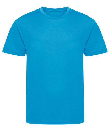 Tryck din logga på T-shirts från AWDis Just Cool - Anpassa Kids Recycled Cool T-Shirt i färgen Safir för företag, föreningar och privatpersoner