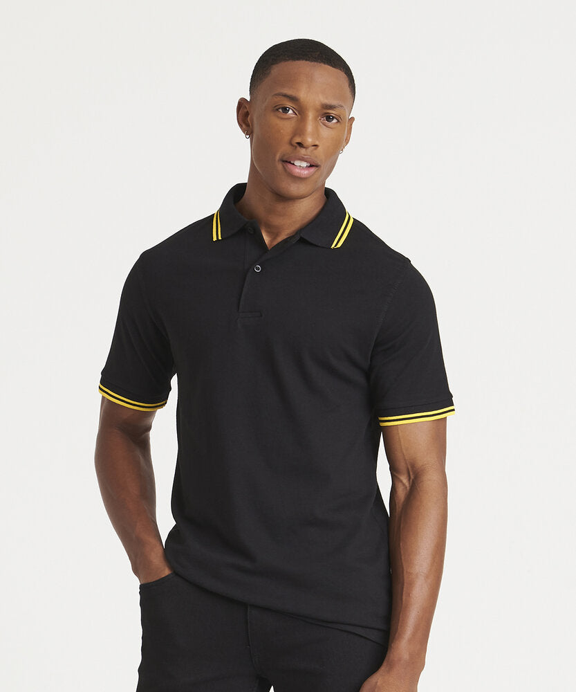 Tryck din logga på från Impala Print Shop - Anpassa AWDis Stretch tipped polo JP003 i färgen för företag, föreningar och privatpersoner