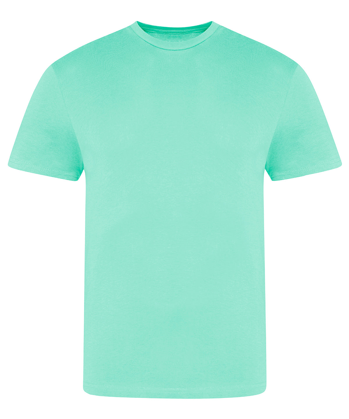Tryck din logga på T-shirts från AWDis Just T's - Anpassa The 100 Men´s T i färgen Mint för företag, föreningar och privatpersoner