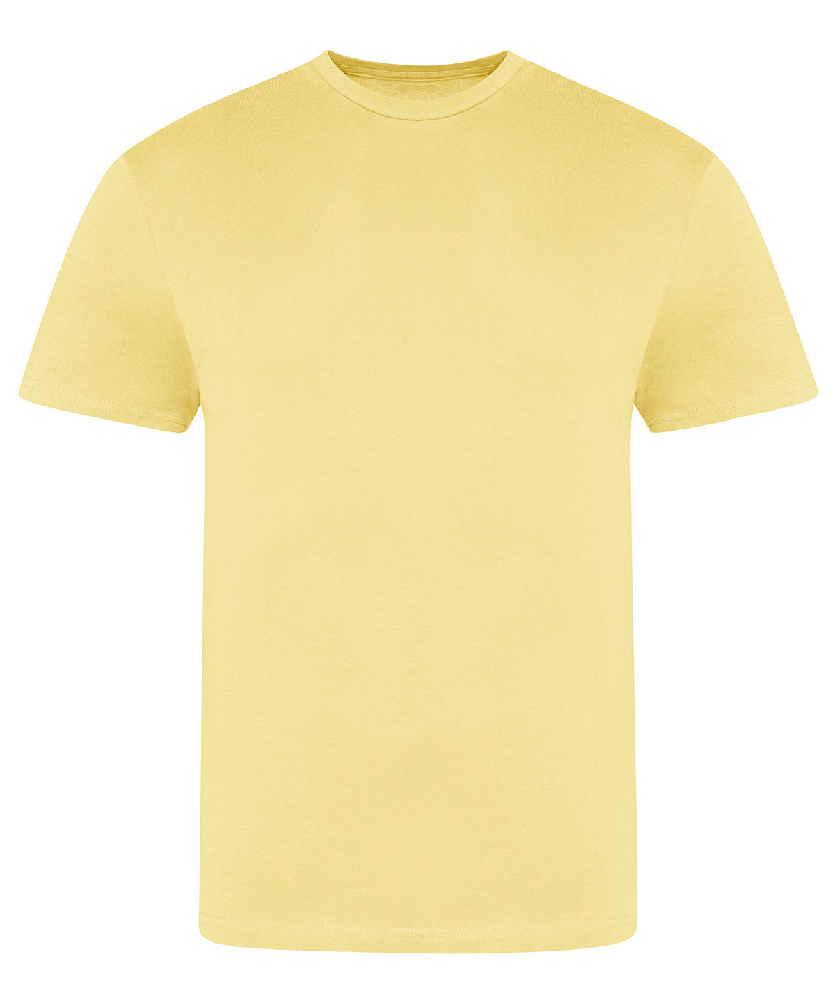 Tryck din logga på T-shirts från AWDis Just T's - Anpassa The 100 Men´s T i färgen Ljusgul för företag, föreningar och privatpersoner