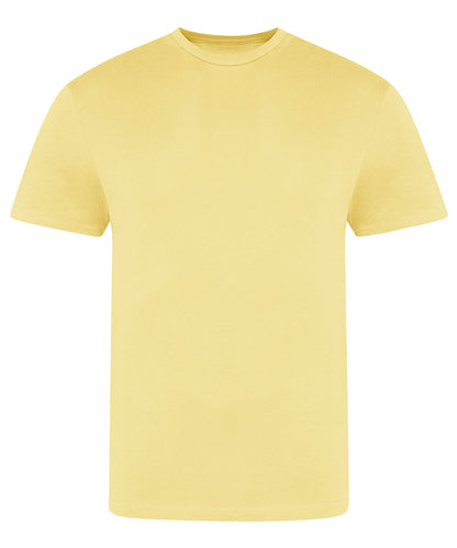 Tryck din logga på T-shirts från AWDis Just T's - Anpassa The 100 Men´s T i färgen Ljusgul för företag, föreningar och privatpersoner