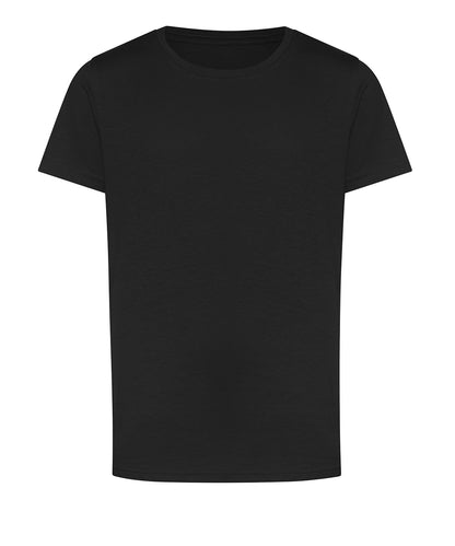 Tryck din logga på T-shirts från AWDis Just T's - Anpassa The 100 Kids T i färgen Svart för företag, föreningar och privatpersoner