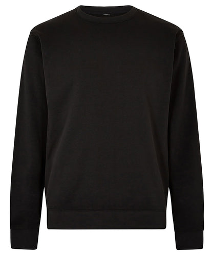 Tryck din logga på Sweatshirts från Kustom Kit - Anpassa Kustom Kit - Sweatshirt med Normal Passform i färgen Svart för företag, föreningar och privatpersoner