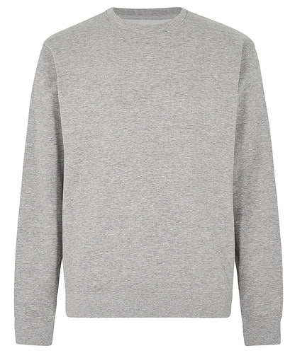 Tryck din logga på Sweatshirts från Kustom Kit - Anpassa Kustom Kit - Sweatshirt med Normal Passform i färgen Ljunggrå för företag, föreningar och privatpersoner