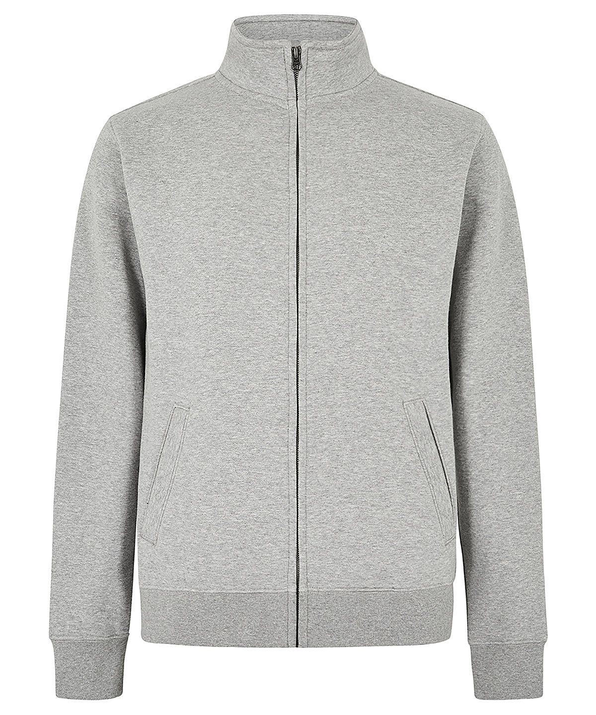 Tryck din logga på Sweatshirts från Kustom Kit - Anpassa Kustom Kit - Sweatshirt med Dragkedja i Normal Passform i färgen Ljunggrå för företag, föreningar och privatpersoner