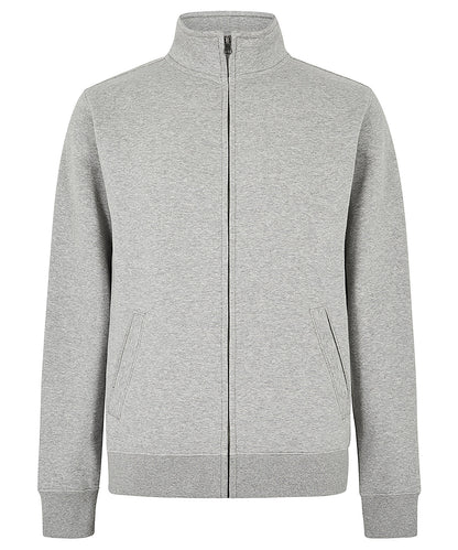 Tryck din logga på Sweatshirts från Kustom Kit - Anpassa Kustom Kit - Sweatshirt med Dragkedja i Normal Passform i färgen Ljunggrå för företag, föreningar och privatpersoner