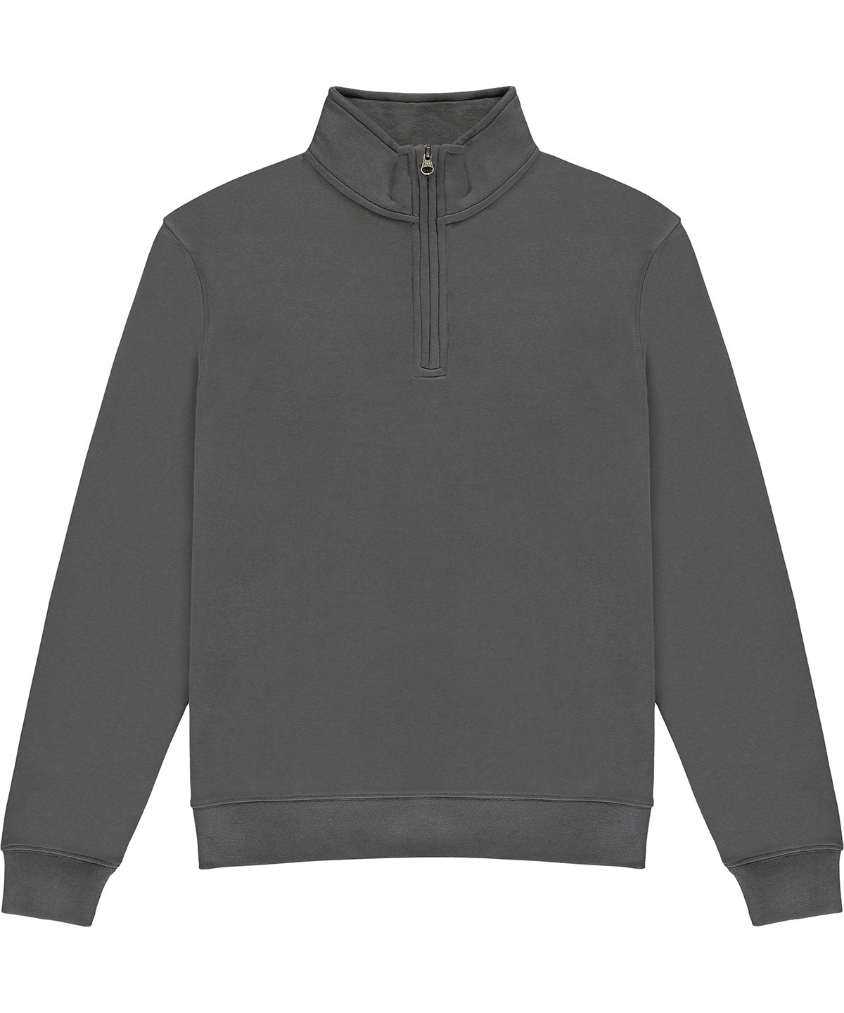 Tryck din logga på Sweatshirts från Kustom Kit - Anpassa Kustom Kit - Sweatshirt med Dragkedja/Normal Passform i färgen Mörkgrå för företag, föreningar och privatpersoner