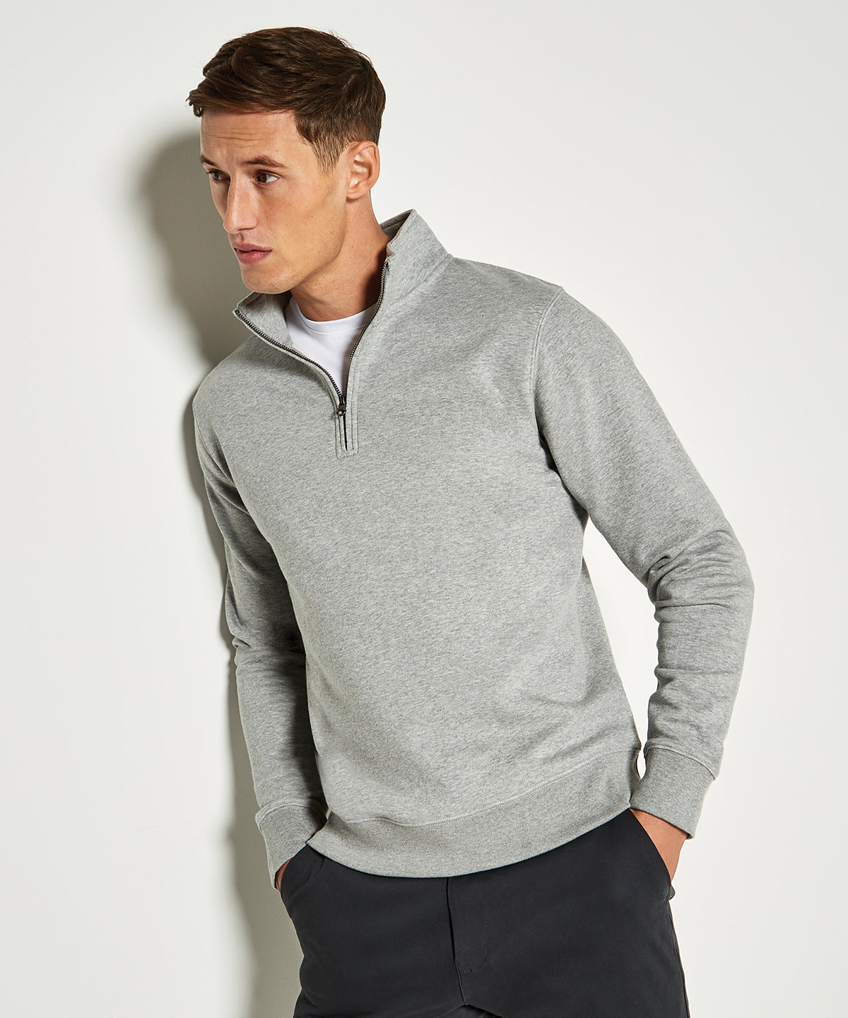 Tryck din logga på Sweatshirts från Kustom Kit - Anpassa Kustom Kit - Sweatshirt med Dragkedja/Normal Passform i färgen för företag, föreningar och privatpersoner