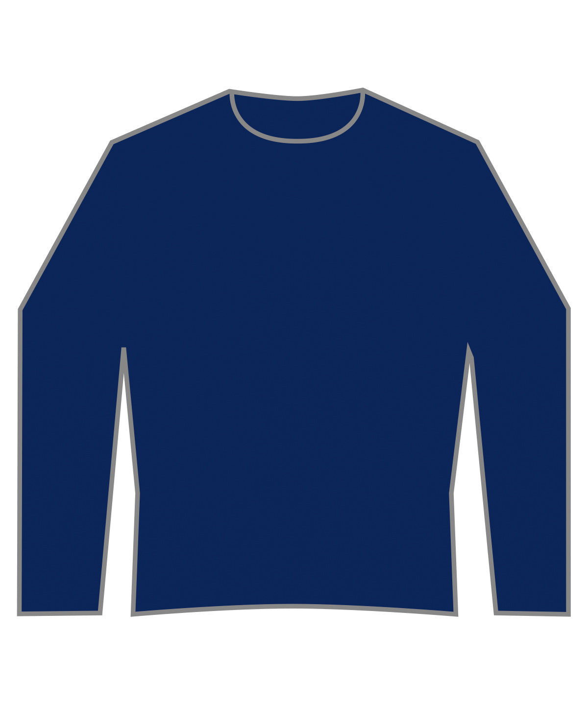 Tryck din logga på Sweatshirts från Kustom Kit - Anpassa Kustom Kit - Piqu-Sweatshirt med Normal Passform i färgen Marinblå för företag, föreningar och privatpersoner