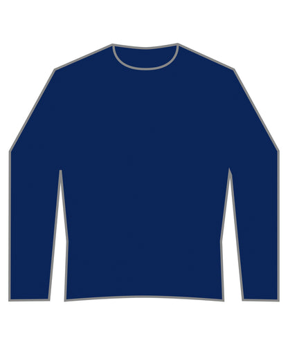 Tryck din logga på Sweatshirts från Kustom Kit - Anpassa Kustom Kit - Piqu-Sweatshirt med Normal Passform i färgen Marinblå för företag, föreningar och privatpersoner