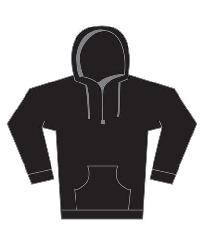 Tryck din logga på Hoodies från Kustom Kit - Anpassa Kustom Kit - Luvtröja med Dragkedja i färgen Svart för företag, föreningar och privatpersoner