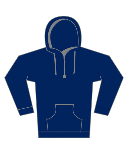 Tryck din logga på Hoodies från Kustom Kit - Anpassa Kustom Kit - Luvtröja med Dragkedja i färgen Marinblå för företag, föreningar och privatpersoner
