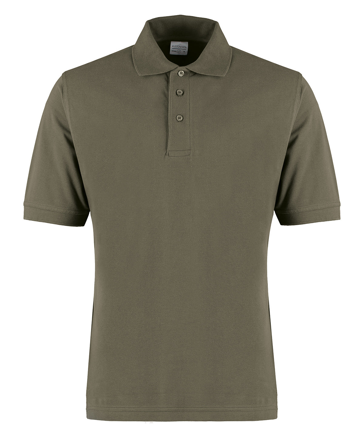 Tryck din logga på Piké från Kustom Kit - Anpassa Classic Superwash Polo i färgen Kamouflage för företag, föreningar och privatpersoner