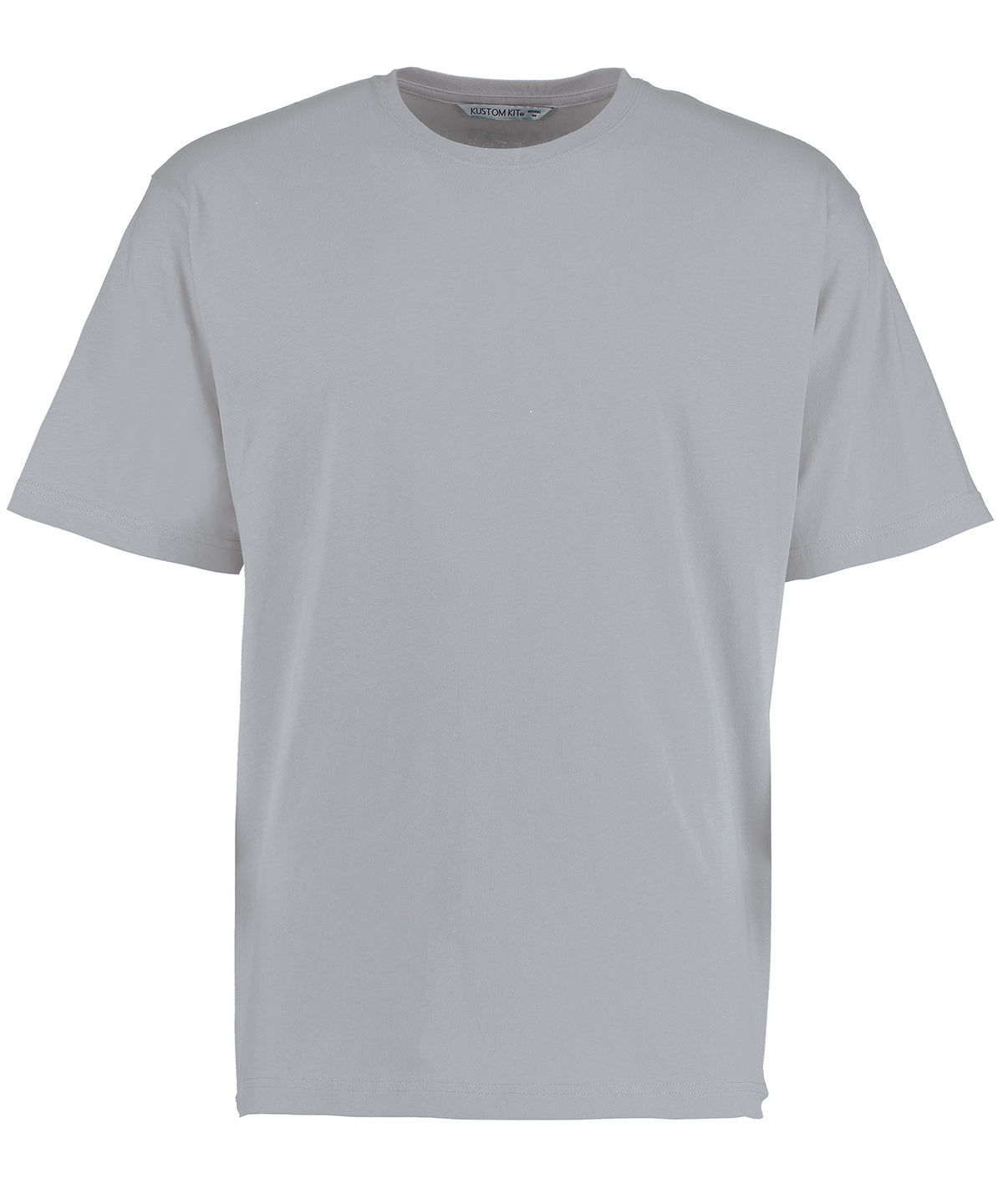 Tryck din logga på T-shirts från Kustom Kit - Anpassa Hunky superior T i färgen Ljunggrå för företag, föreningar och privatpersoner