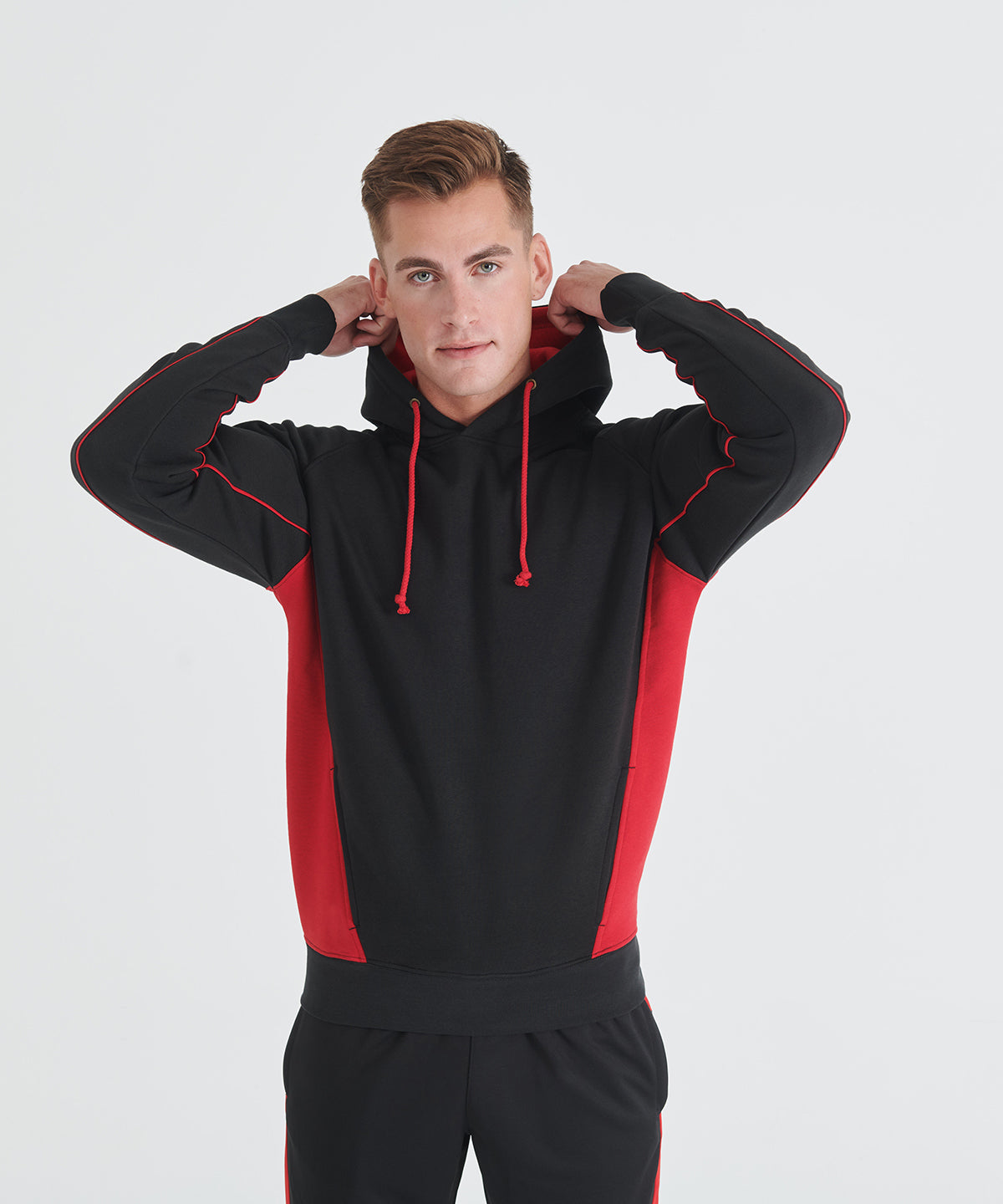 Tryck din logga på Hoodies från Finden & Hales - Anpassa Finden & Hales - Luvtröja med Dragkedja i färgen för företag, föreningar och privatpersoner